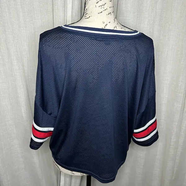 TJ Maxx Large Women’s LA 89 Cropped Jersey Tee - Image 4