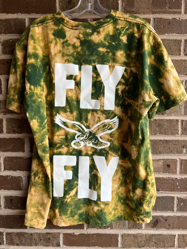 NFL Philadelphia Eagles Acid wash/tie dye shirt - Image 3
