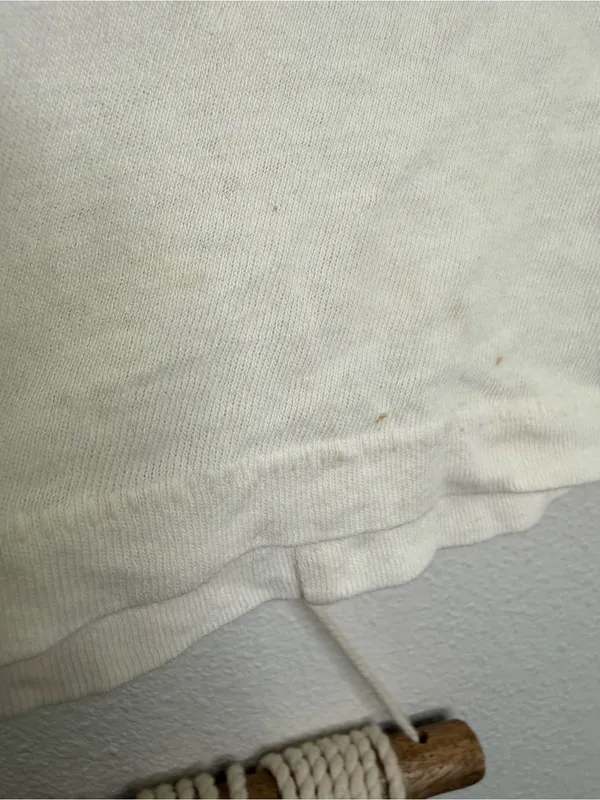 Anine Bing Ashton Tee Vintage Bing in Washed Buttercream sz S guc - Image 8
