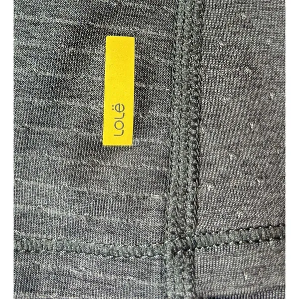 Lole Gray Long Sleeve Activewear Top Women’s Small Reflective - Image 4