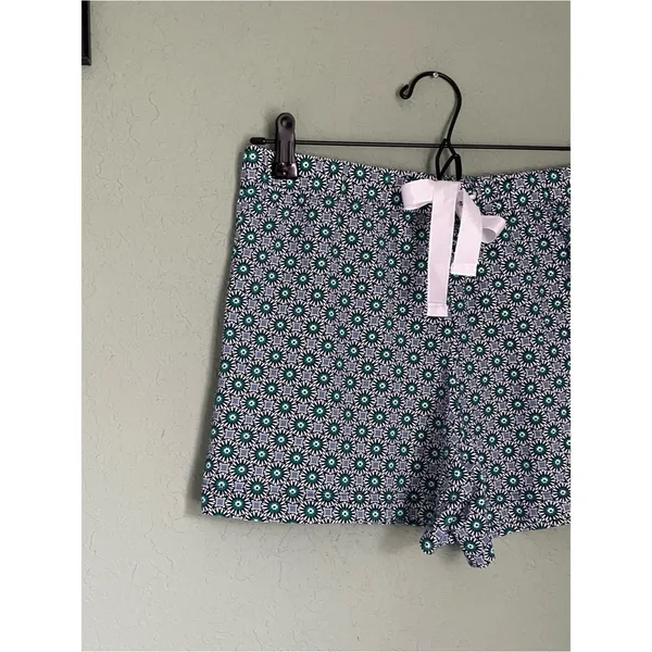 Lands End Pajama Shorts Size XS Geometric Print PJ Bottom Separate Sleepwear - Image 6