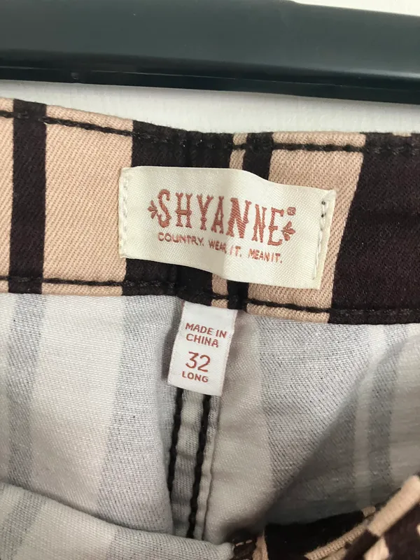 Shyanne Striped Flare Jeans - Image 5