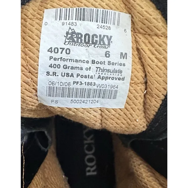 Rocky WonderBoots 4070 8" 400g Thinsulate Boot Women's Size 6M - Image 11