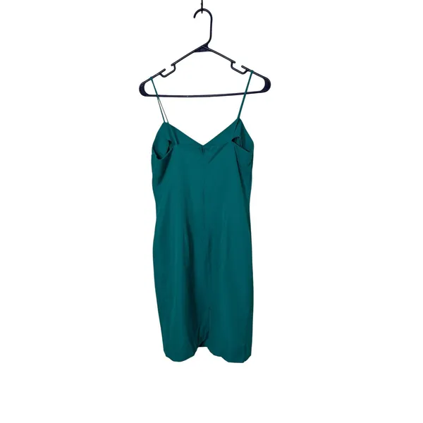 Vintage CW Dress 2 Piece Set Teal Green Soutache Trim‎ Bolero Blazer Dress 10 - Image 4