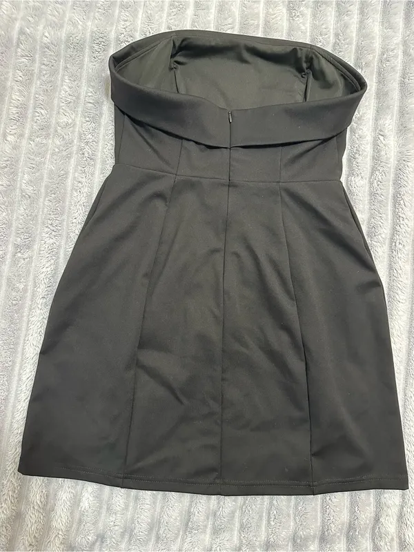 Strapless Black Women's Dress - Image 2