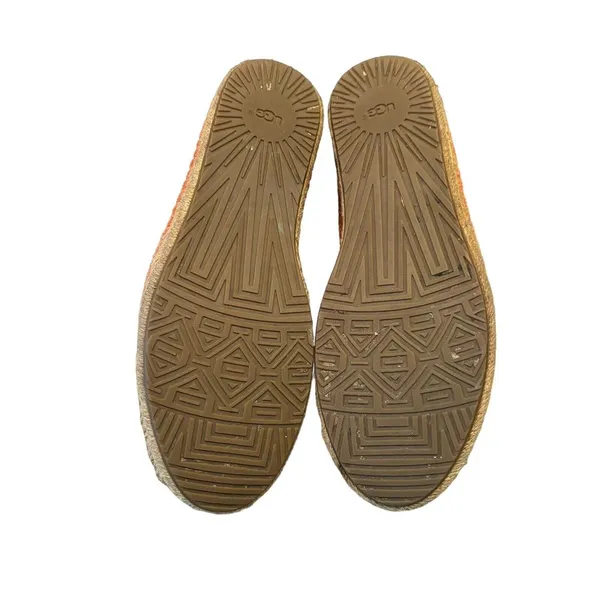 UGG‎ Australia SANDRINNE II orange suede espadrille loafers 1016678 size US 7 - Image 6