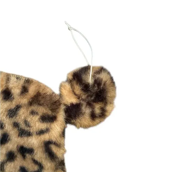 H&M Leopard Print Brown & Black Faux Fur Clutch(NWOT) - Image 3