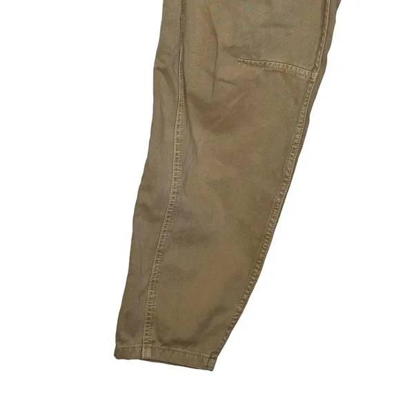 Zara‎ Women's Pants High-Waisted Cotton Pleated Skinny Cotton Denim Tan Size 2 - Image 3