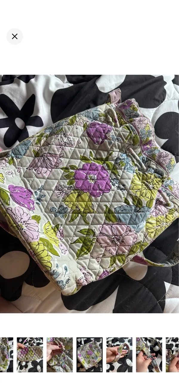 Vera Bradley | retired 2011 watercolor bucket bag - Image 9