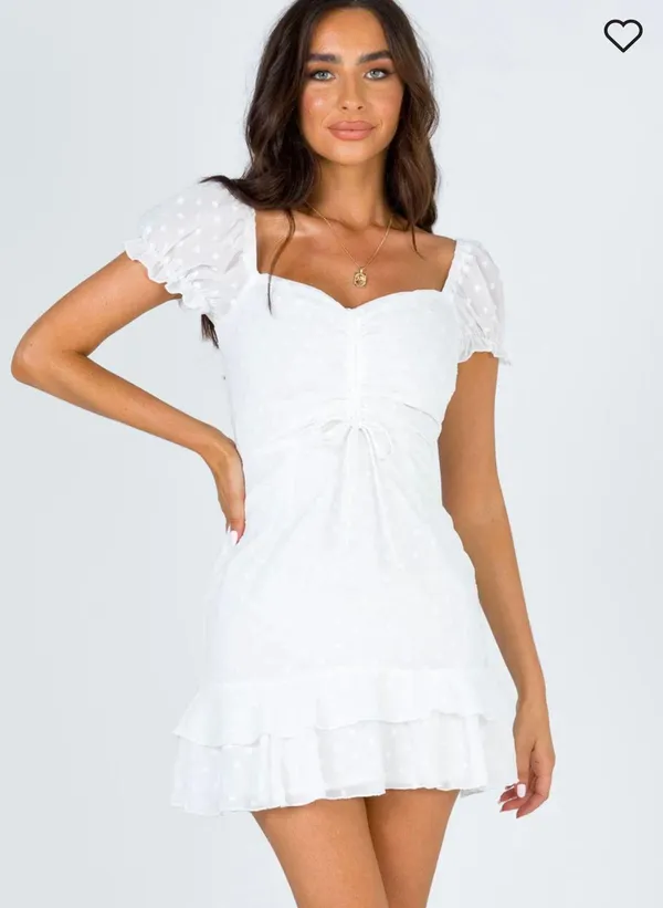 Princess Polly White Mini Dress - Image 4
