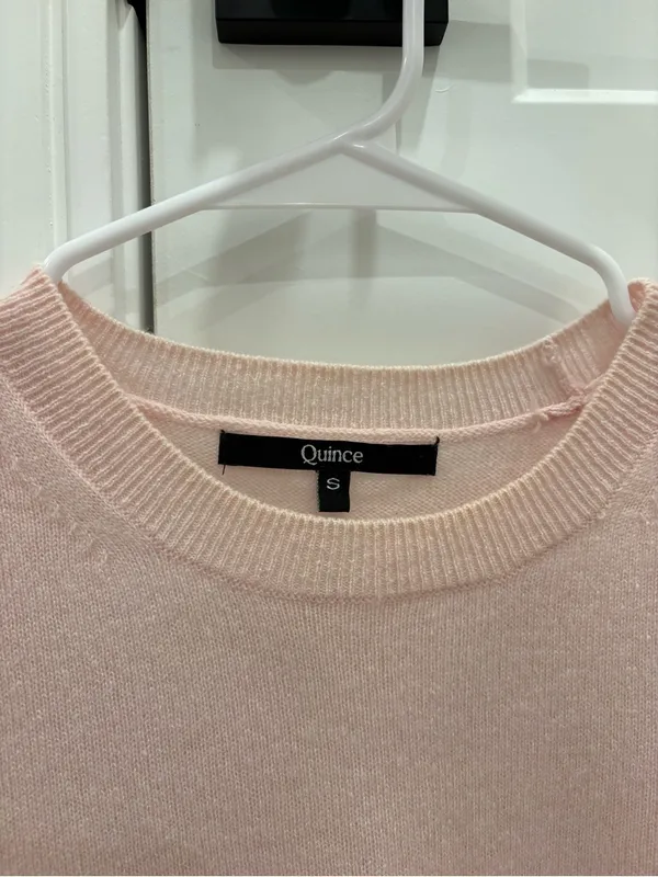 Quince Mongolian Cashmere Tee Size Small - Image 2