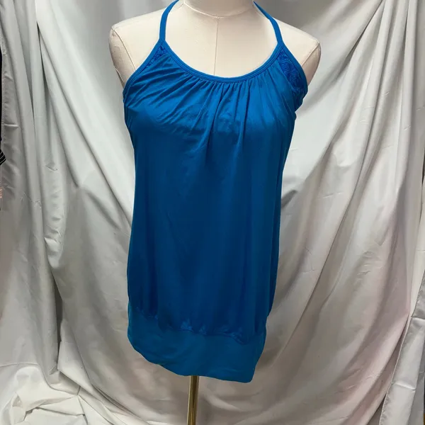 Lululemon No Limits Tank Womens 6 Paisley Cornflower W1575S Active‎ Sport - Image 13