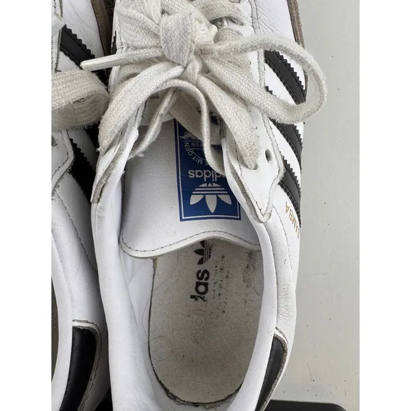 Adidas Samba Classic Retro Leather Sneakers Shoes Womens Size 5‎ Streetwear - Image 6