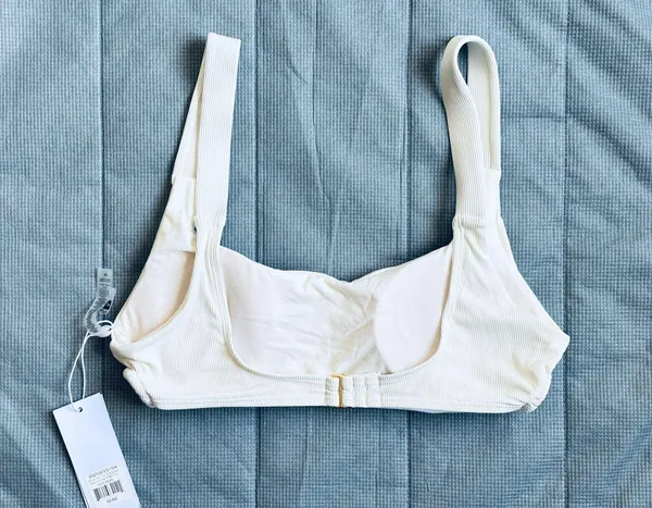 Quint Soul NWT Malibu High Rise Ivory/White Ribbed Bikini Set - S/M - Image 11