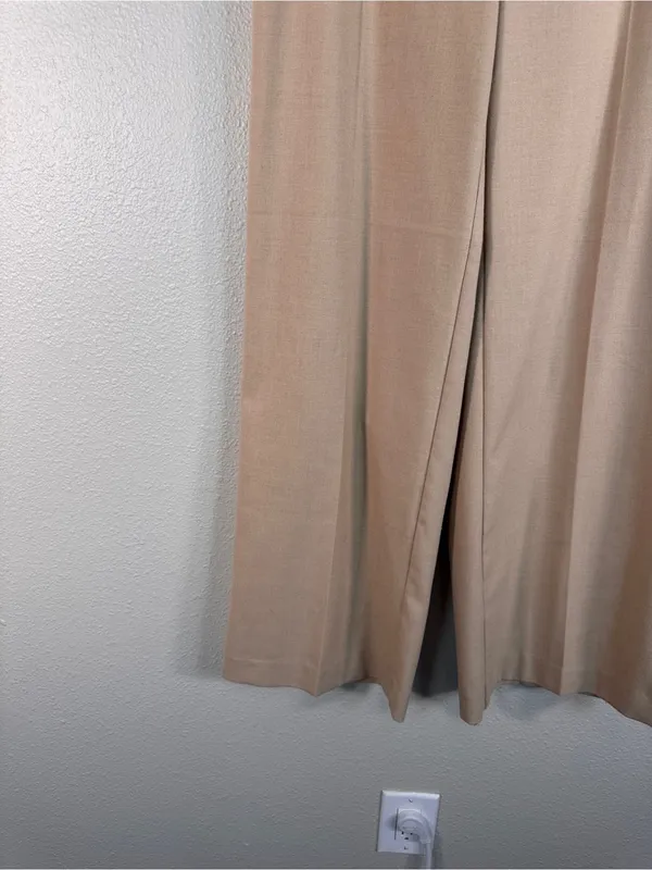 Ann Taylor Tan Wide Leg Trouser Dress Pants Womens 2 Preppy Classic Business - Image 11
