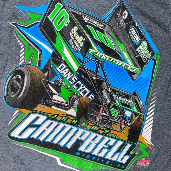 Jeremy Campbell Racing Graphic T-Shirt - Image 3