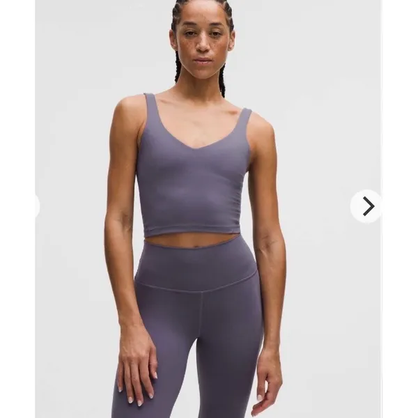 Lululemon Align Tank Top Light Support A/B Cup Grape Mist Sz 4 LW1DTWS - Image 7