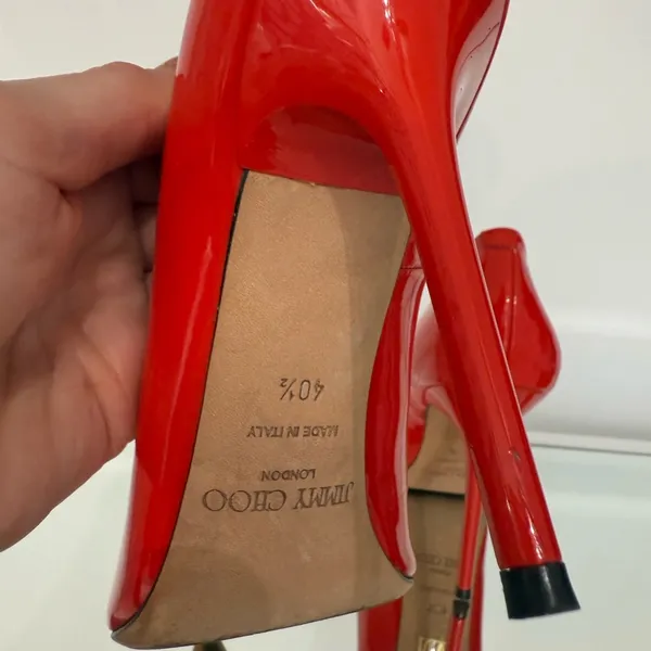 Jimmy Choo, Red Women's Heels - Image 8