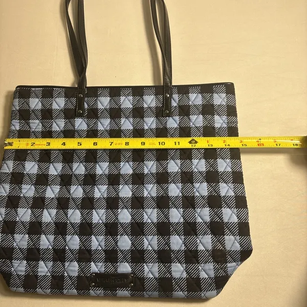 NWT‎ Vera Bradley Alpine Check Tote Bag Shoulder Purse Retired - Image 8