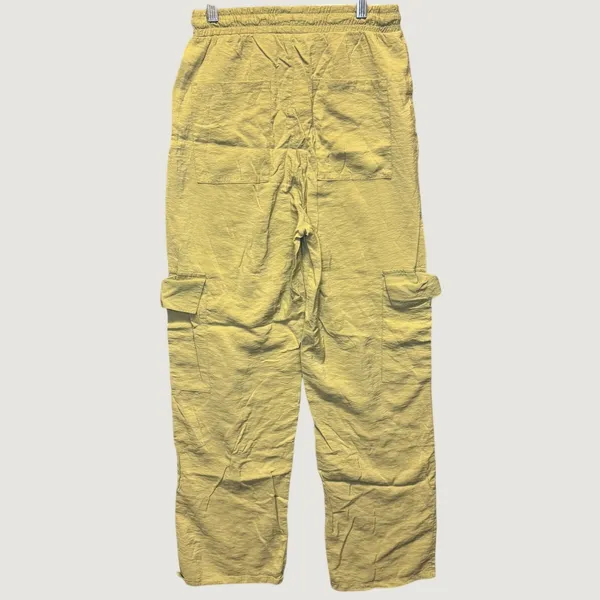 2271 | Olive Green Utility Cargo Pants High Waist Relaxed Gorpcore Women L - Image 2