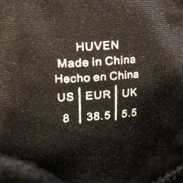 Mix No. 6 Huven Boots Tall Glitter Heel Black - Image 7