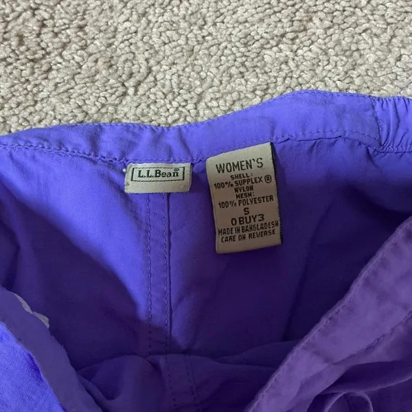 L.L.Bean Women's‎ Purple Granola Girl Quick Dry Swim Trunks Shorts Size S - Image 3