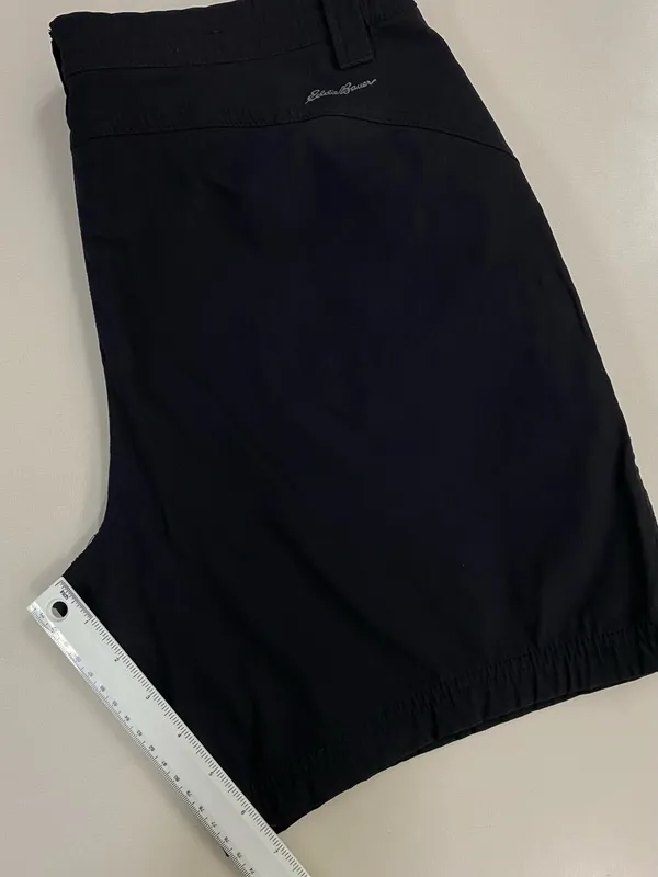 Eddie Bauer Women’s Black Hiking Trail Shorts 10 Nylon Zip Pocket Outdoor - Image 7