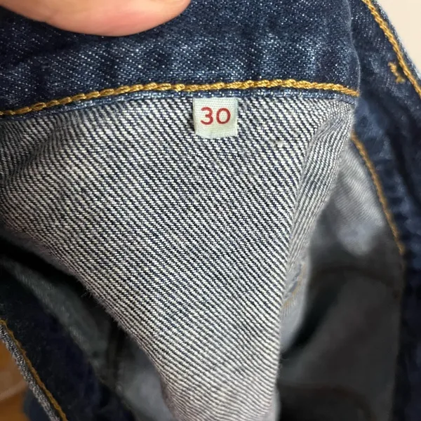Levi’s‎ Jean skirt button front A-line size 30 - Image 5