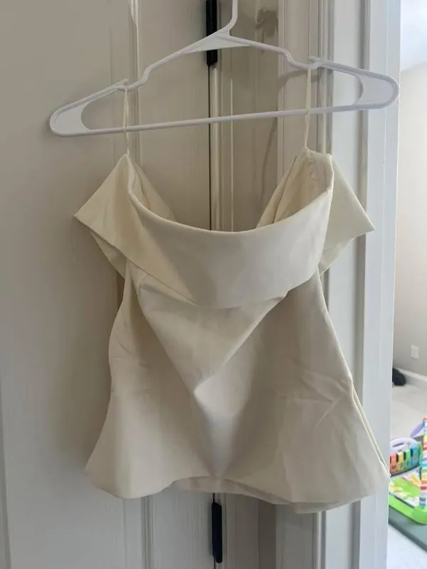 Strapless shirt medium White - Image 2