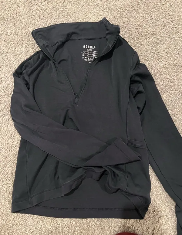 NOBULL Charcoal Full-Zip Hoodie - Image 2