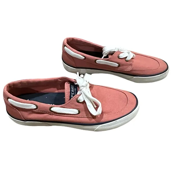 Sperry‎ Top Sider Pier Boat Shoes Memory Foam Loafer Red/pink Women's 7 - Image 4