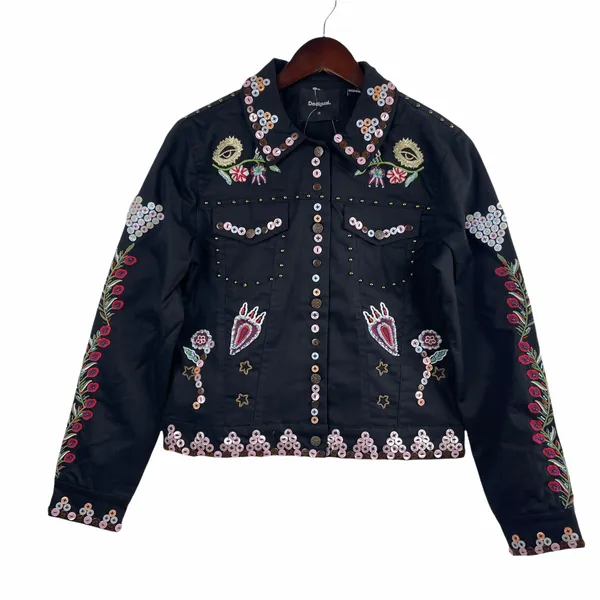 Desigual Ferrara Embroidered Embellished Jacket - Image 3