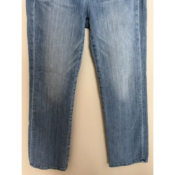 AYR The Pop Straight Jeans High Rise Medium Wash Stretch Denim Women's Size 28 - Image 5