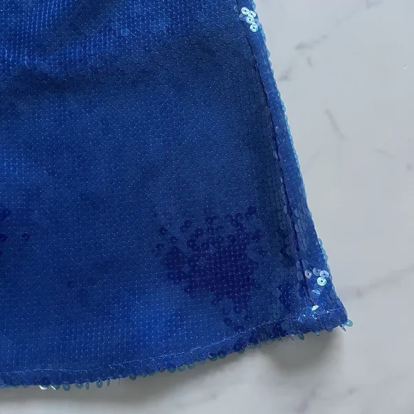 Bardot Verona Sequin dress Cobalt blue Size 6 Gala Event Party Formal - Image 11