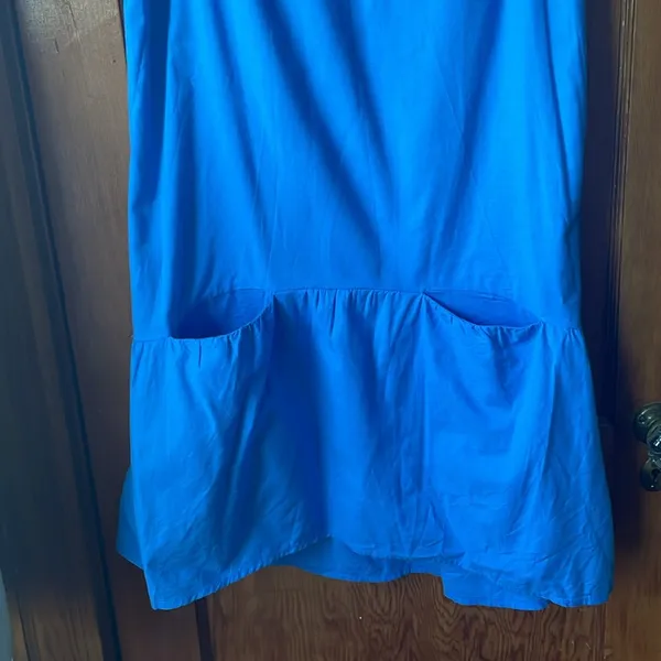 Reserved A-Line Drop Waist Dress with Pockets - Image 4