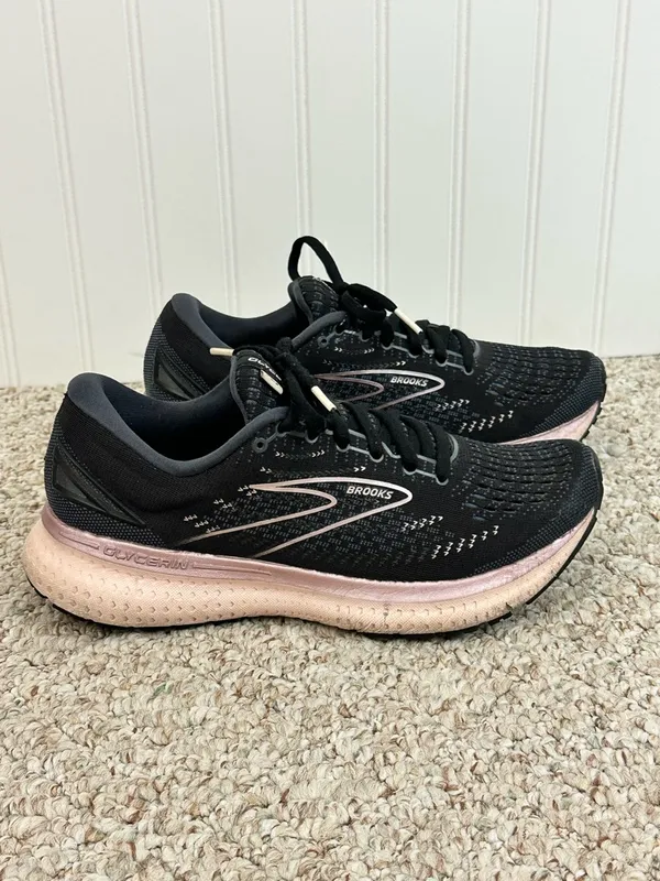Brooks Women's Glycerin GTS 19 Running Shoes in Black and Rose Gold - Image 2