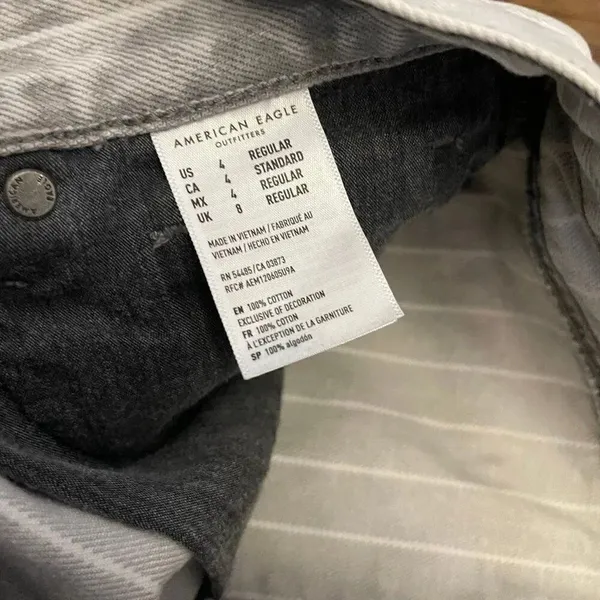 American Eagle Pinstripes Ripped Distressed Jeans - Image 5