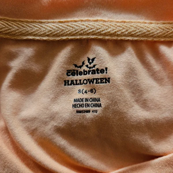 Celebrate Halloween Teeshirt Dress ‘Caution: The Bigger The Hair…’ small - Image 3