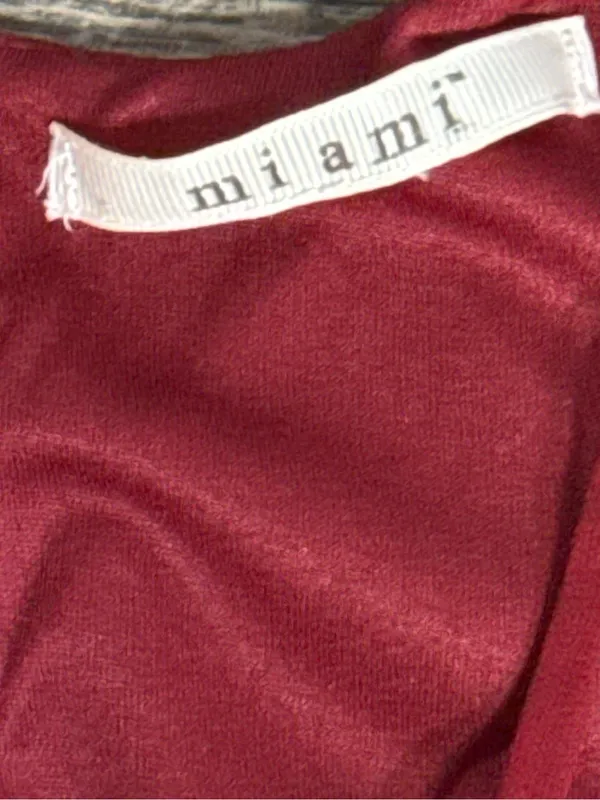 Miami Burgundy Halter Mini Dress Flowy Pleated Sleeveless Party Dress - Image 5
