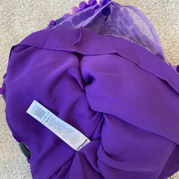 Topshop Sequin Disc Mini Dress in Purple Size 2 NWT - Image 11