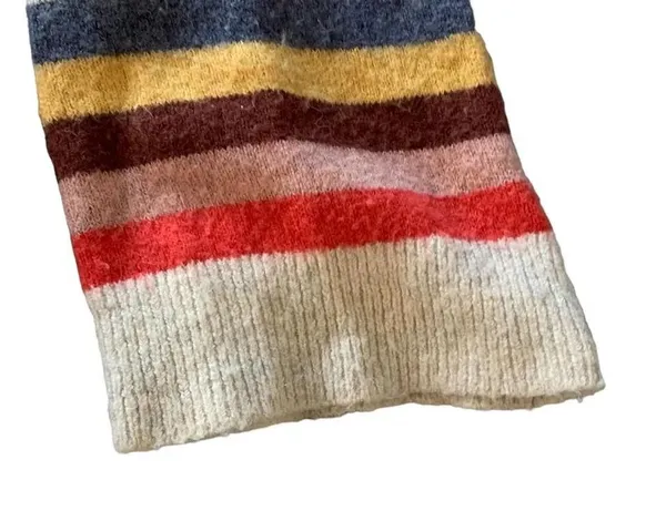 Madewell XXS oversized striped sweater with flare arms - Image 5