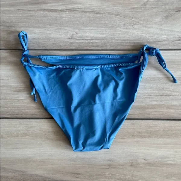 ASOS Design Tie Side Bikini Bottom Blue Size 8 NWT - Image 4