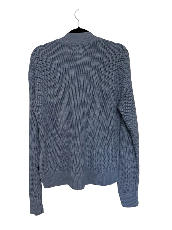 Gap 100% Cotton V Neck Cardigan in Periwinkle Blue - Size L - Image 2