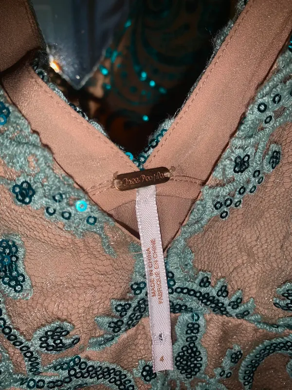 Free People Night Shimmers Mini Dress - Image 2