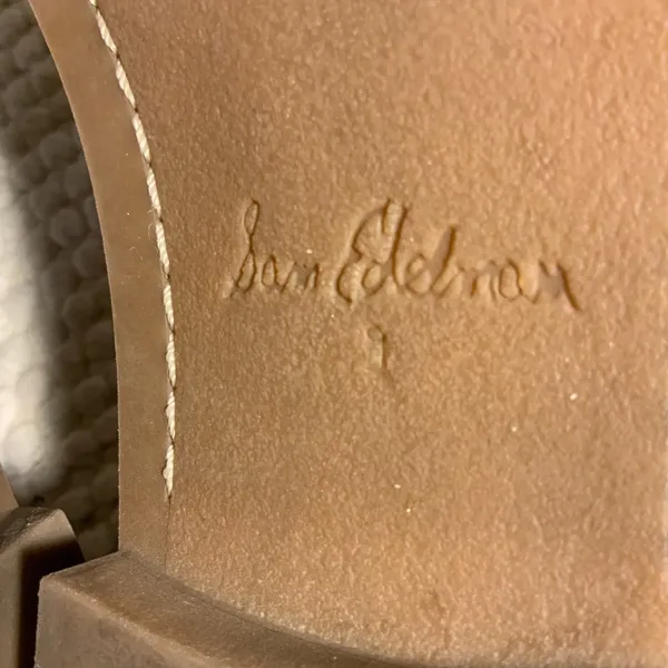 Sam Edelman Taupe Suede Penny Loafers - Image 6