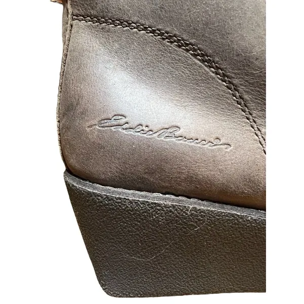 EDDIE BAUER Brown snow Boots Size 9M Women’s winter‎ Hiking Outdoor Modern - Image 5