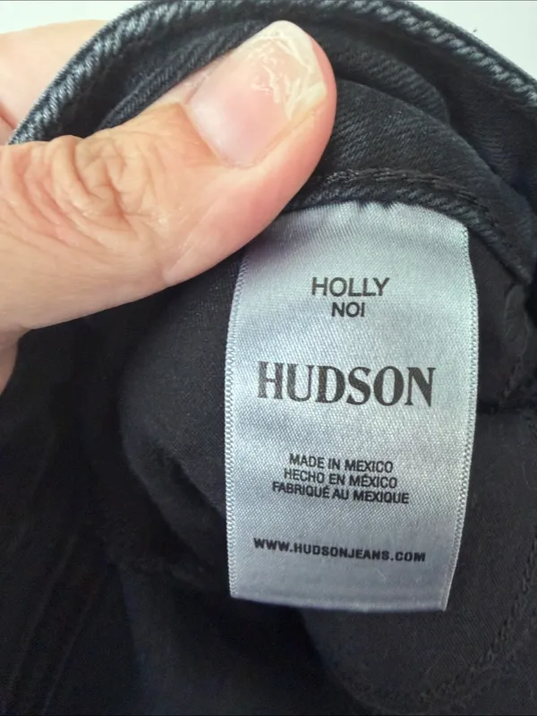 Hudon Holly Noi Black Denim Flare Leg Womens Jeans, size 31 🔴 - Image 6