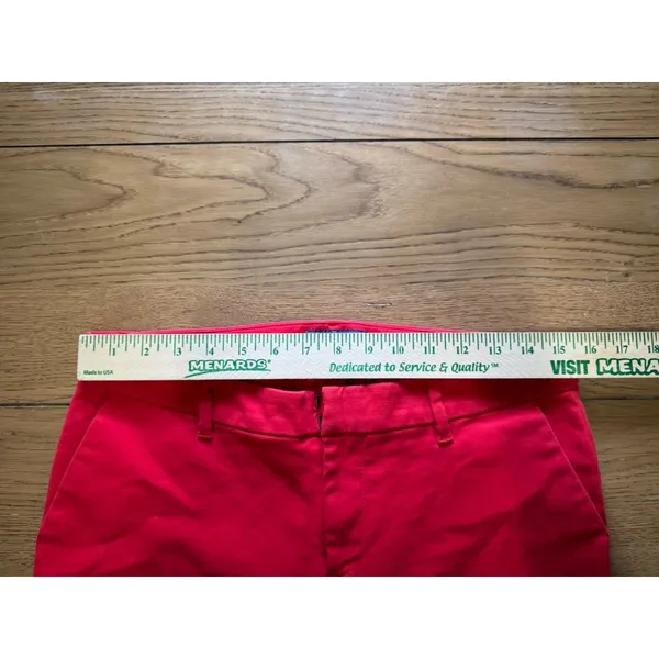 Old Navy Women Red‎ Harper Mid-Rise Career Pants Size 8 Regular Colorful Career - Image 4