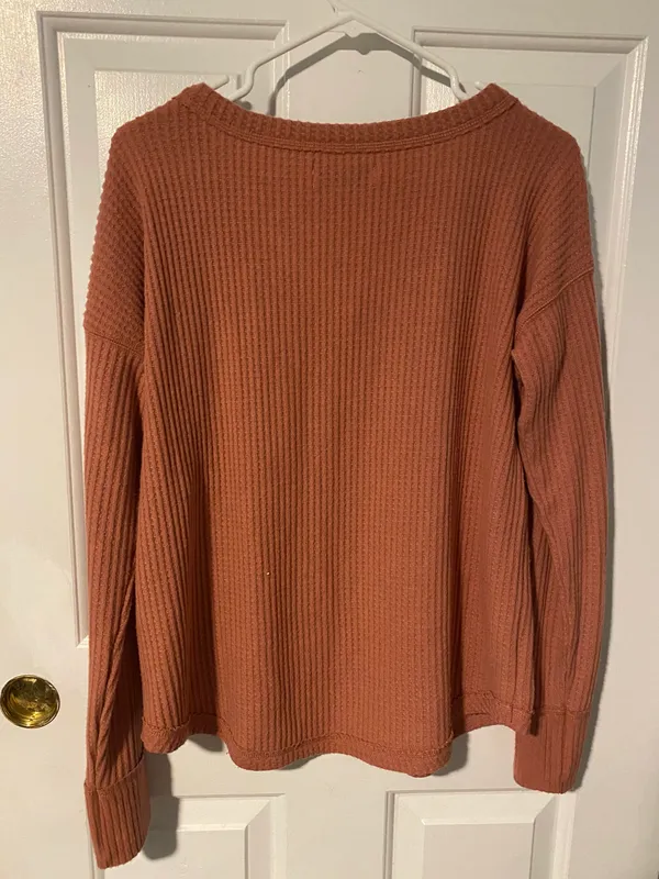 Hollister Pink Long Sleeve Top - Image 2