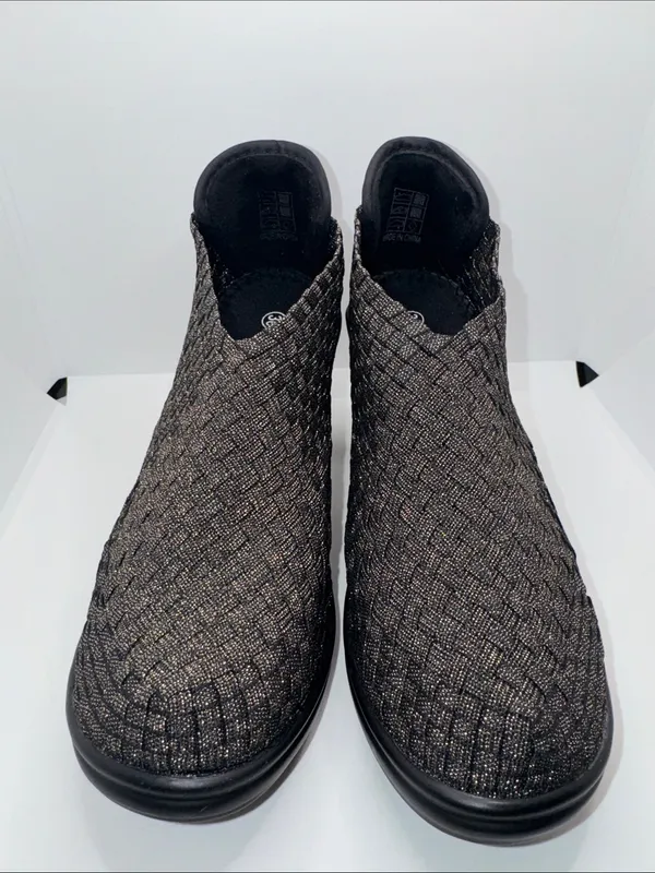 Bernie Mev Chesca Woven Knit Bootie Heel Women’s EU 36 US 5 - Image 3